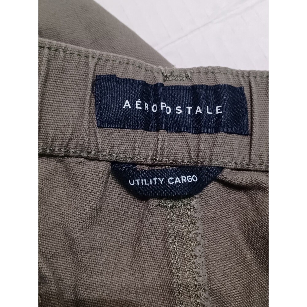 Aeropostale Women's Green Utility Cargo Pants  Mid-rise Relax Fit  XL - Picture 8 of 12
